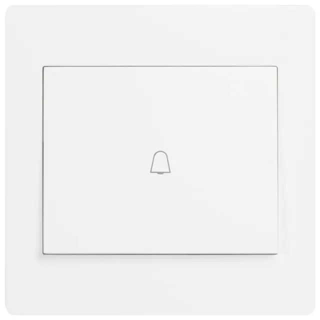 Hager Muse 10A 1G Bell Switch
