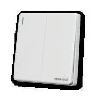Megaman YTZ8-21 250V 10A 2G1W Switch White