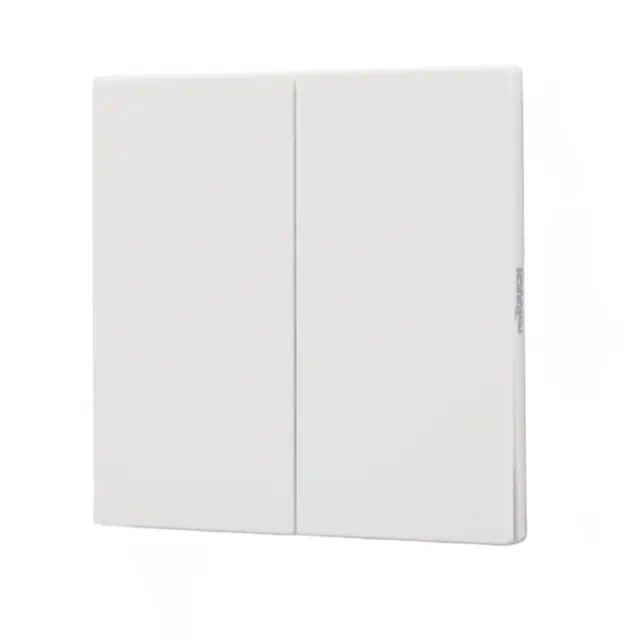 reTOUCH Thins+ 16A 2 Gang Switch, 1 Way