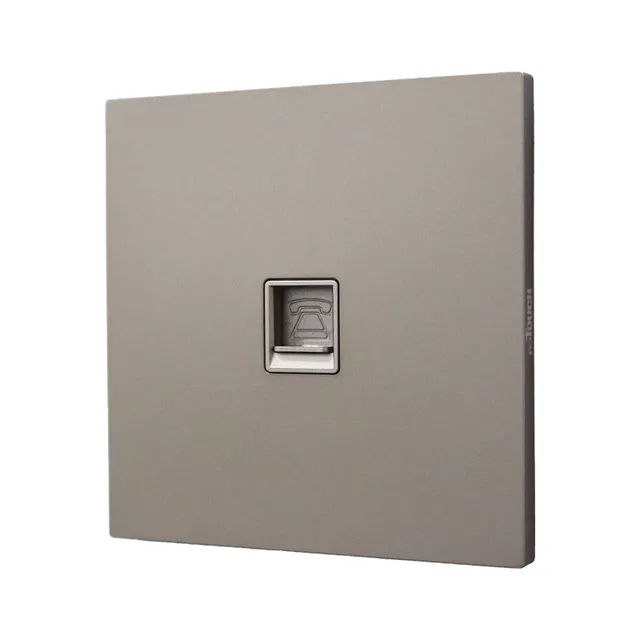 reTOUCH Thins+ 1 Gang Telephone Outlet (RJ11)
