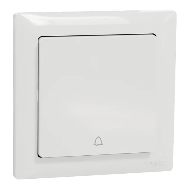 Affle Plus 10AX 1G Bell Switch White