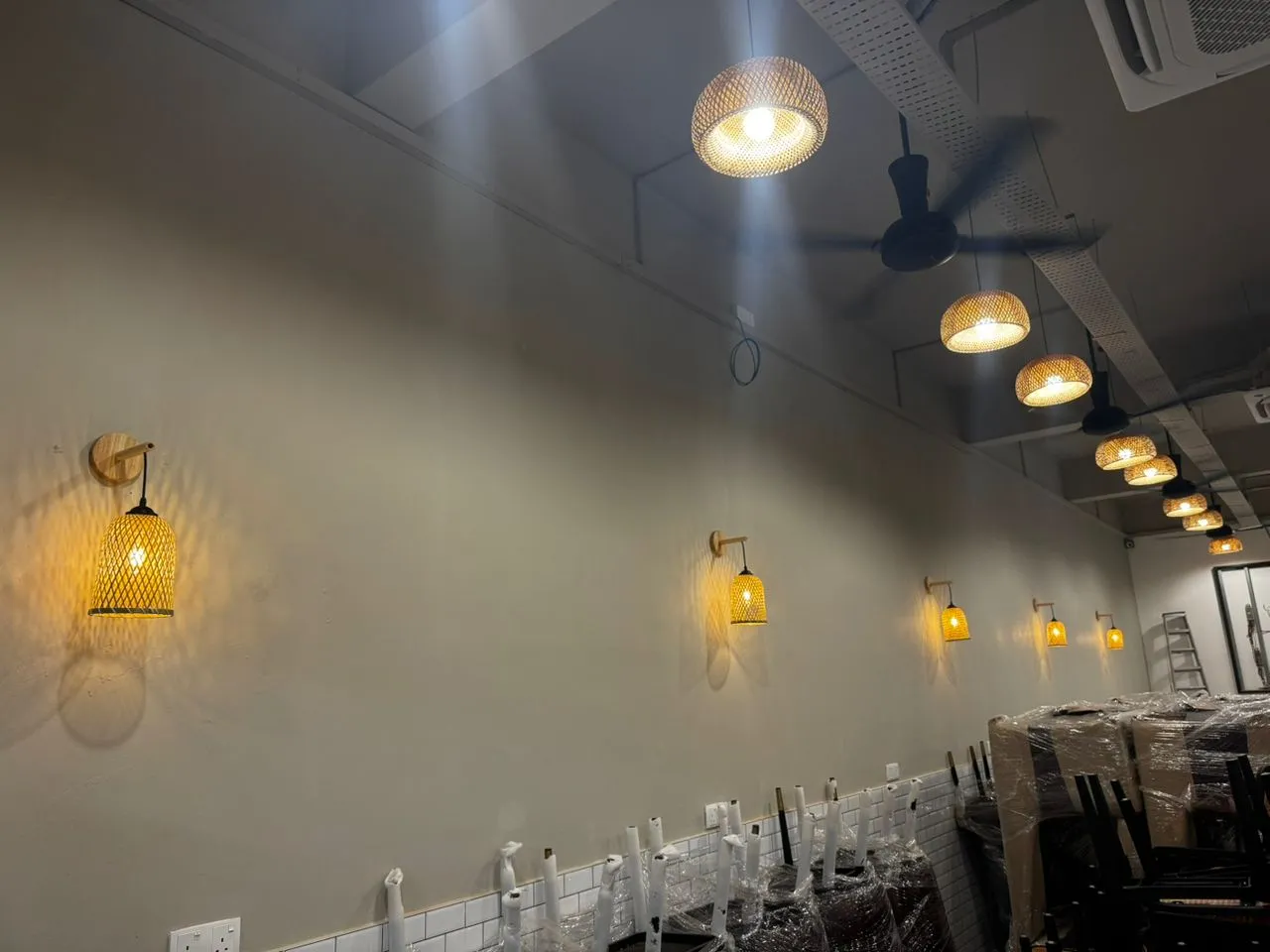 Lights and fans installed on a customer's project, photo 10