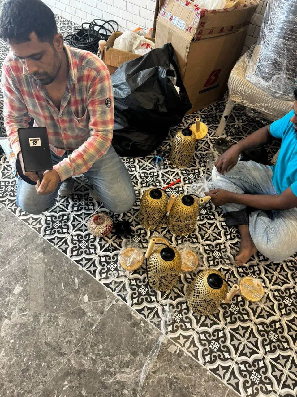 Lights and fans installed on a customer's project, photo 5