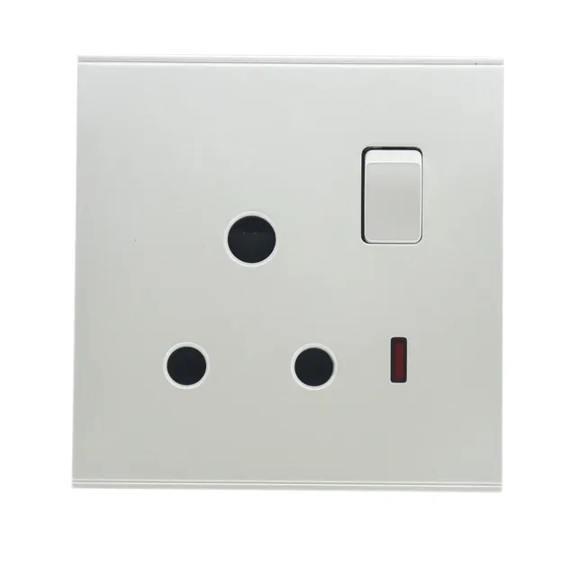 reTOUCH Elegance Sense 15A Double Pole Round Pin Switch Socket