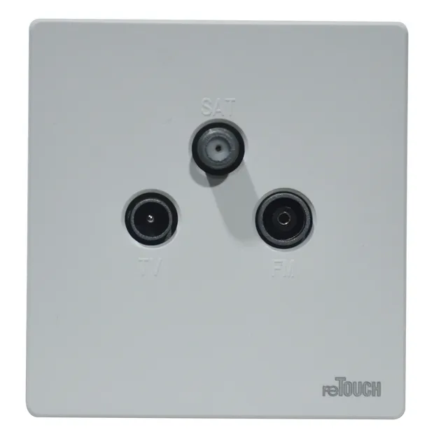 reTOUCH Ultra Rimless SMATV Socket Outlet
