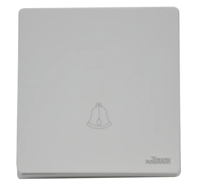 reTOUCH Ultra Rimless 16A 1 Gang Doorbell Switch