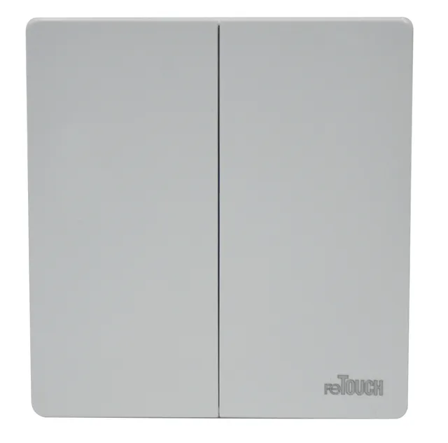 reTOUCH Ultra Rimless 16A 2 Gang Auto Gate Switch